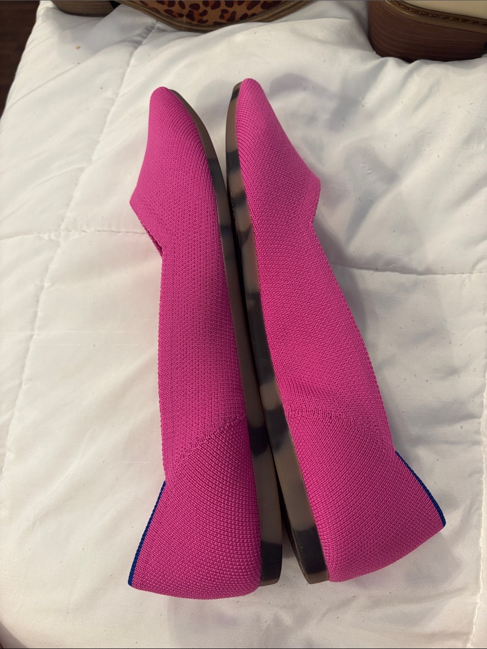 Rothy’s The Point Flats Hot Pink - Picture 5 of 9